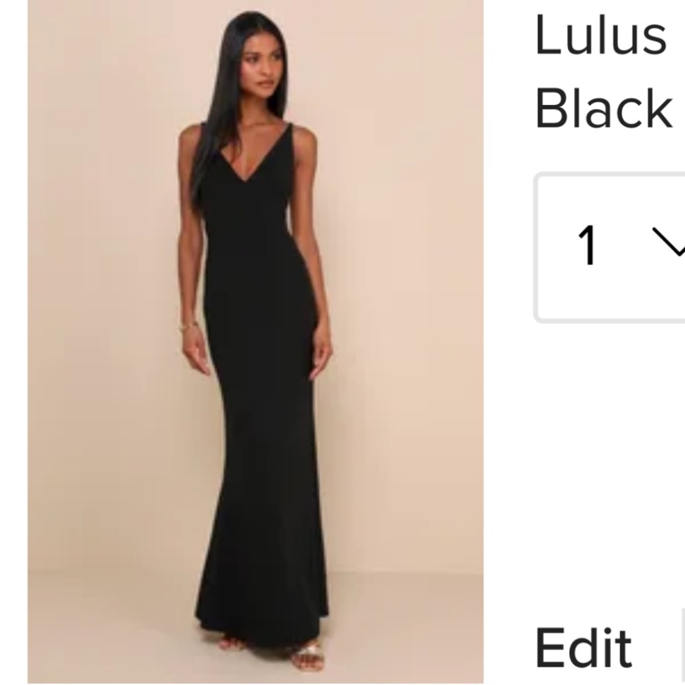 Black dress